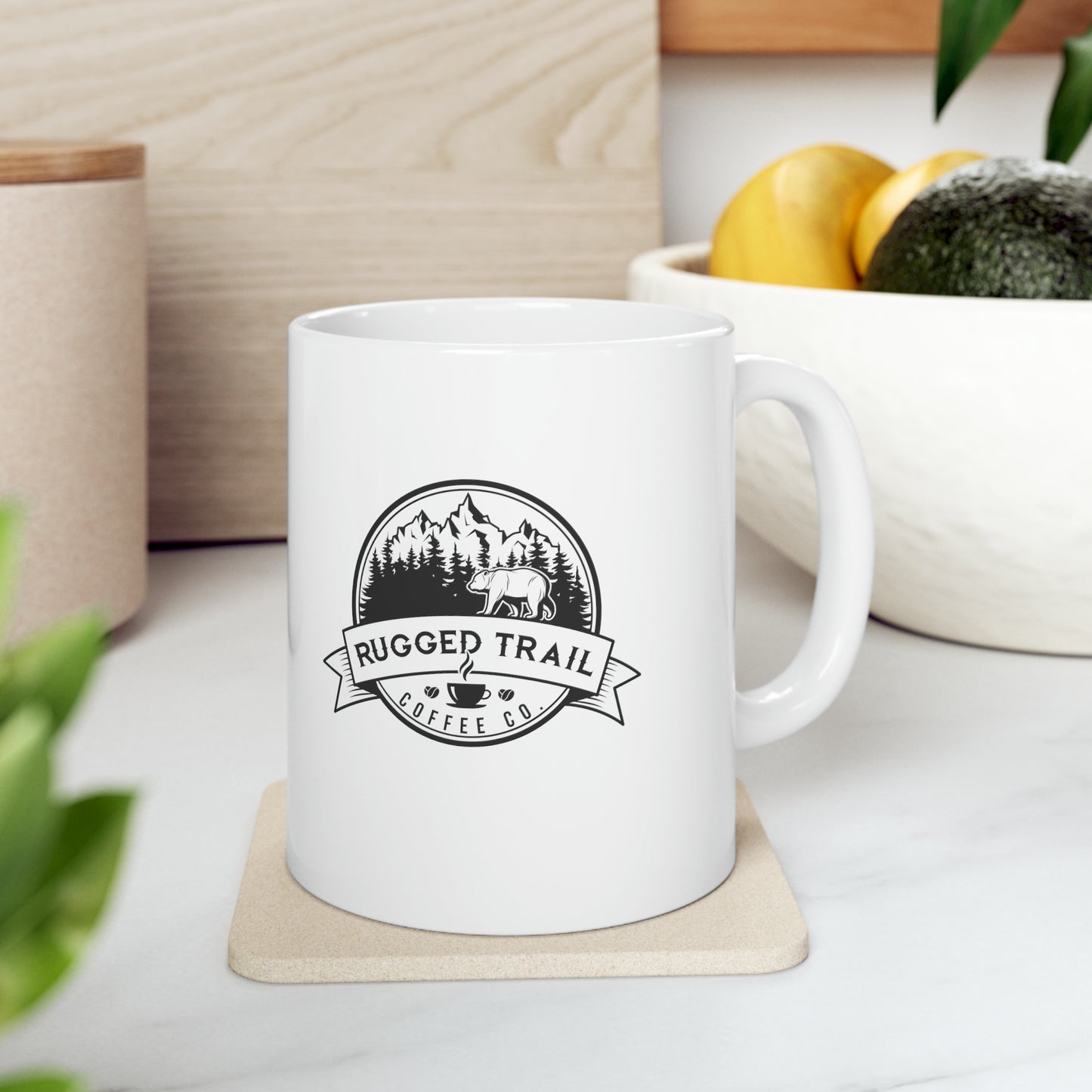 Ceramic Mug, 11oz - Rugged Trail Coffee Co.