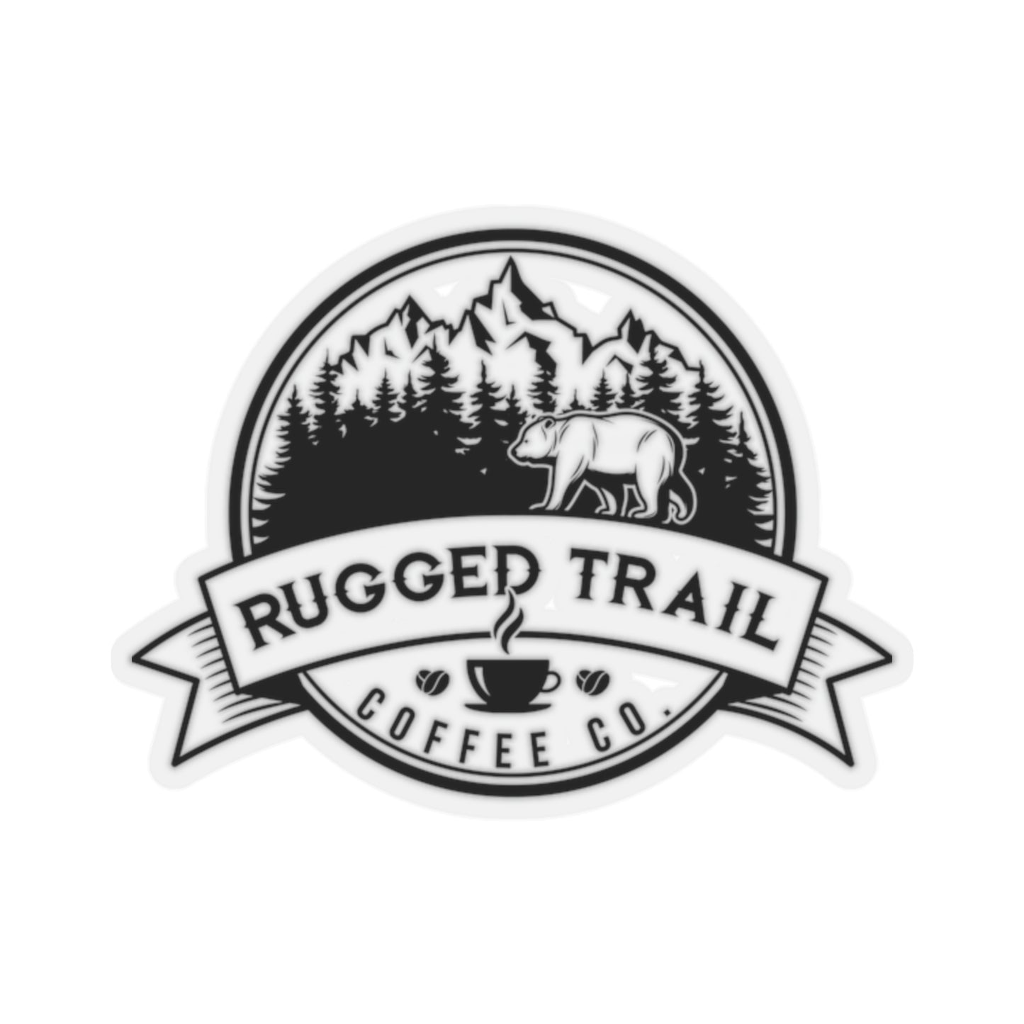 Kiss-Cut Stickers - Rugged Trail Coffee Co.