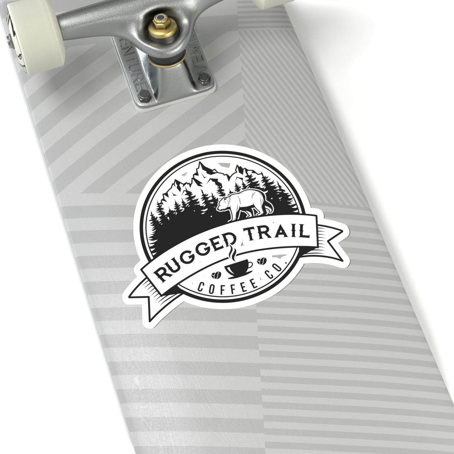 Kiss-Cut Stickers - Rugged Trail Coffee Co.