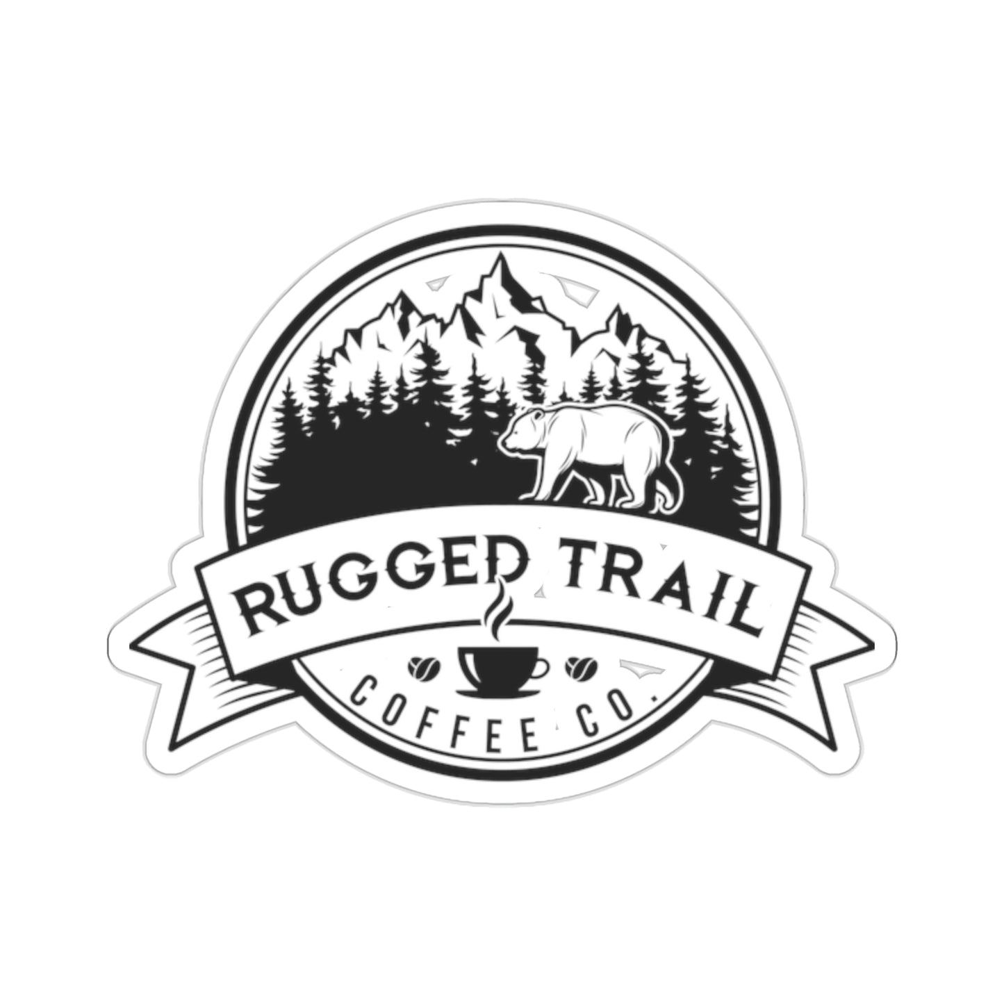 Kiss-Cut Stickers - Rugged Trail Coffee Co.